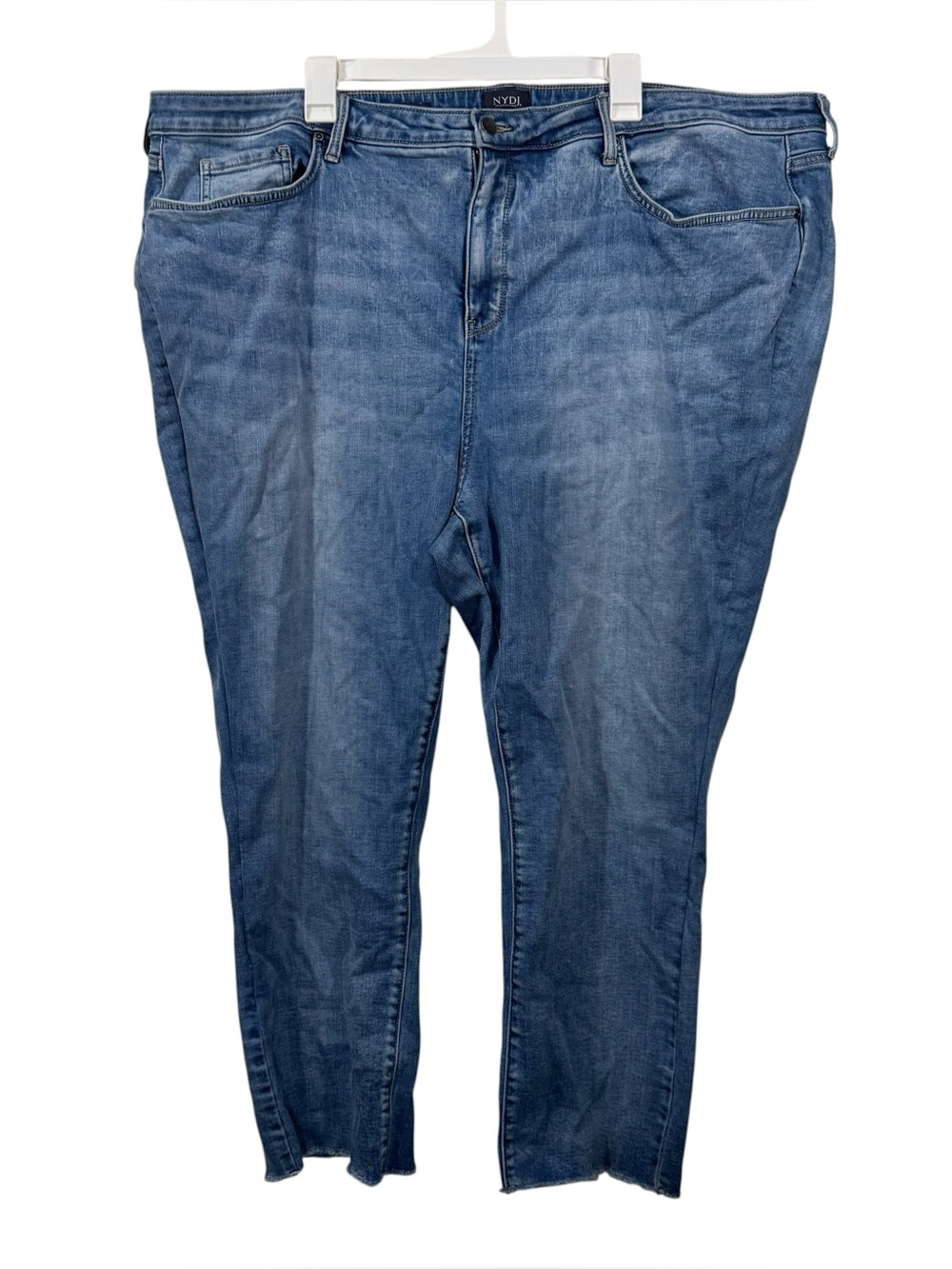 NYDJ Sheri Medium Wash Slim Leg Smoothing Tapered Jeans